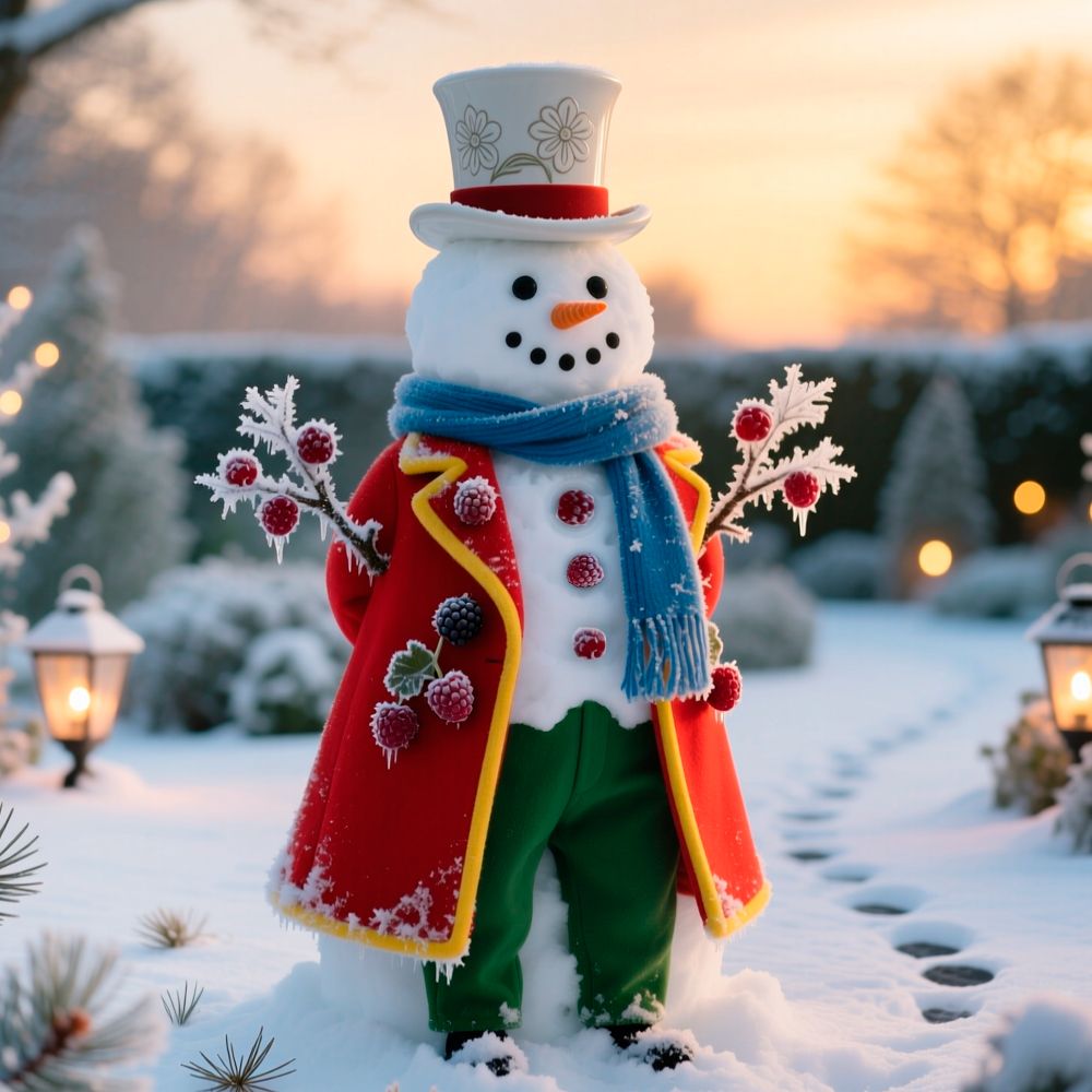 Идея снеговика стиляги